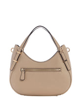 GUESS 1 USCITA Guess Borsa a Spalla Lefia Small Satchel Donna Beige Beige